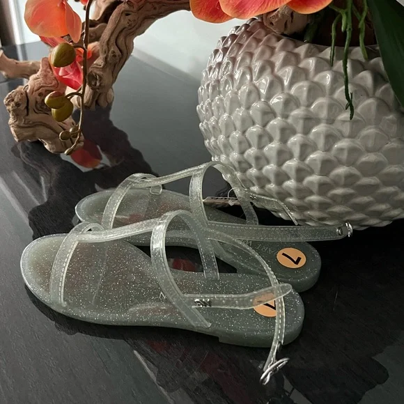 New without tags Stuart Wietzman Millie Jelly Sandals - Picture 6 of 7